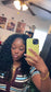 Burmese curly Half wig